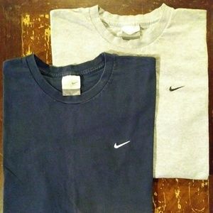 Vintage embroidered swoosh Nike t-shirts Large